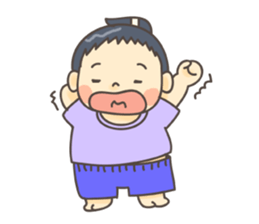 Sumo wrestler. sticker #1119576