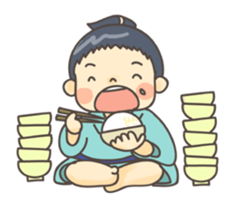 Sumo wrestler. sticker #1119579