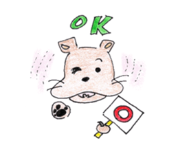 "Kota" and "Mame" Handwritten Stickers sticker #1120228