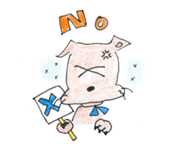 "Kota" and "Mame" Handwritten Stickers sticker #1120229