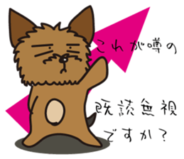 Takahashi Yorkshire Terrier sticker #1120711