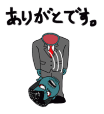 THIRTEEN JAPAN HALLOWEEN BAD BOY Sticker sticker #1120915