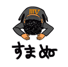 THIRTEEN JAPAN HALLOWEEN BAD BOY Sticker sticker #1120917