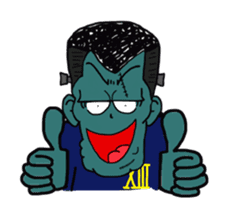 THIRTEEN JAPAN HALLOWEEN BAD BOY Sticker sticker #1120920