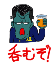 THIRTEEN JAPAN HALLOWEEN BAD BOY Sticker sticker #1120932