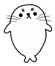 Cute Seal sticker sticker #1120986