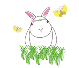 Habits of Rabbits sticker #1121071