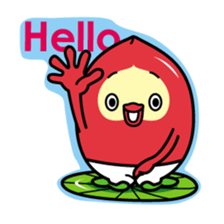 Momoyan of peach 1 sticker #1121226