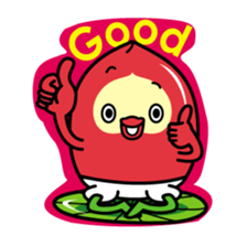 Momoyan of peach 1 sticker #1121230