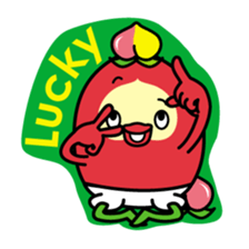 Momoyan of peach 1 sticker #1121234
