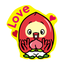 Momoyan of peach 1 sticker #1121235