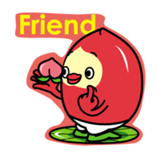 Momoyan of peach 1 sticker #1121243