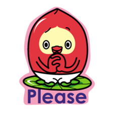 Momoyan of peach 1 sticker #1121244