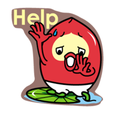 Momoyan of peach 1 sticker #1121251