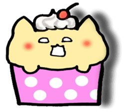 Cup Cake Cat sticker #1121267