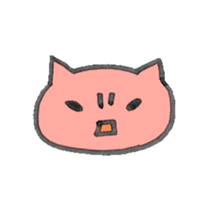 Cat simple sticker #1121387