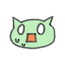 Cat simple sticker #1121388