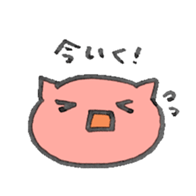 Cat simple sticker #1121393