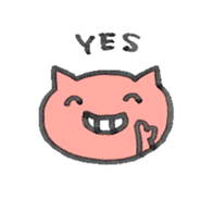 Cat simple sticker #1121411