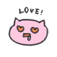 Cat simple sticker #1121425