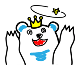 Crown Polar Bear sticker #1121812