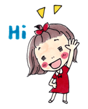 Warm and fluffy illustration by Kako sticker #1121907