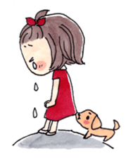 Warm and fluffy illustration by Kako sticker #1121910