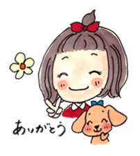 Warm and fluffy illustration by Kako sticker #1121911