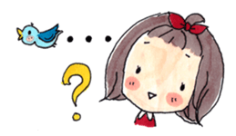 Warm and fluffy illustration by Kako sticker #1121913