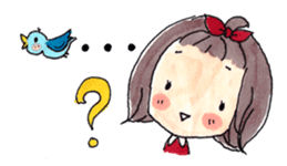 Warm and fluffy illustration by Kako sticker #1121913