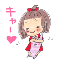 Warm and fluffy illustration by Kako sticker #1121916