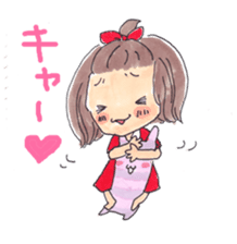 Warm and fluffy illustration by Kako sticker #1121916