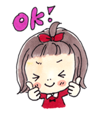 Warm and fluffy illustration by Kako sticker #1121917