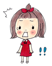 Warm and fluffy illustration by Kako sticker #1121922