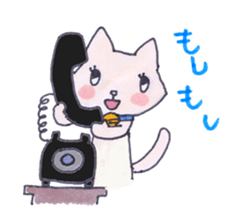 Warm and fluffy illustration by Kako sticker #1121924