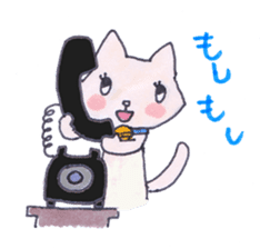 Warm and fluffy illustration by Kako sticker #1121924