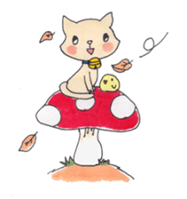 Warm and fluffy illustration by Kako sticker #1121938