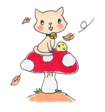 Warm and fluffy illustration by Kako sticker #1121938