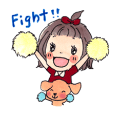 Warm and fluffy illustration by Kako sticker #1121944