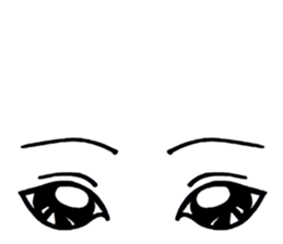 The part of a face Part 2 sticker #1122333