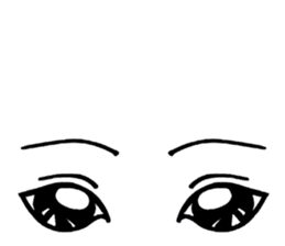 The part of a face Part 2 sticker #1122333