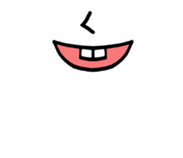 The part of a face Part 2 sticker #1122334