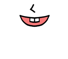 The part of a face Part 2 sticker #1122334