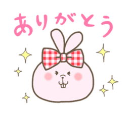 Ribon Rabbit sticker #1122352