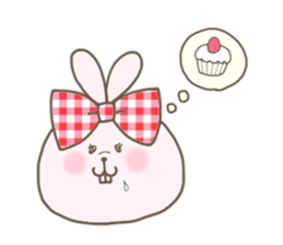 Ribon Rabbit sticker #1122355