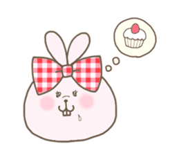 Ribon Rabbit sticker #1122355