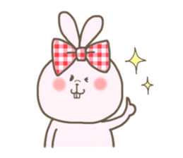 Ribon Rabbit sticker #1122357