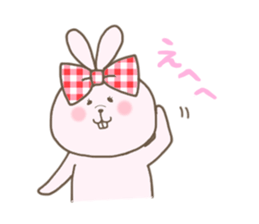 Ribon Rabbit sticker #1122361