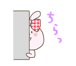 Ribon Rabbit sticker #1122366
