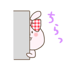 Ribon Rabbit sticker #1122366